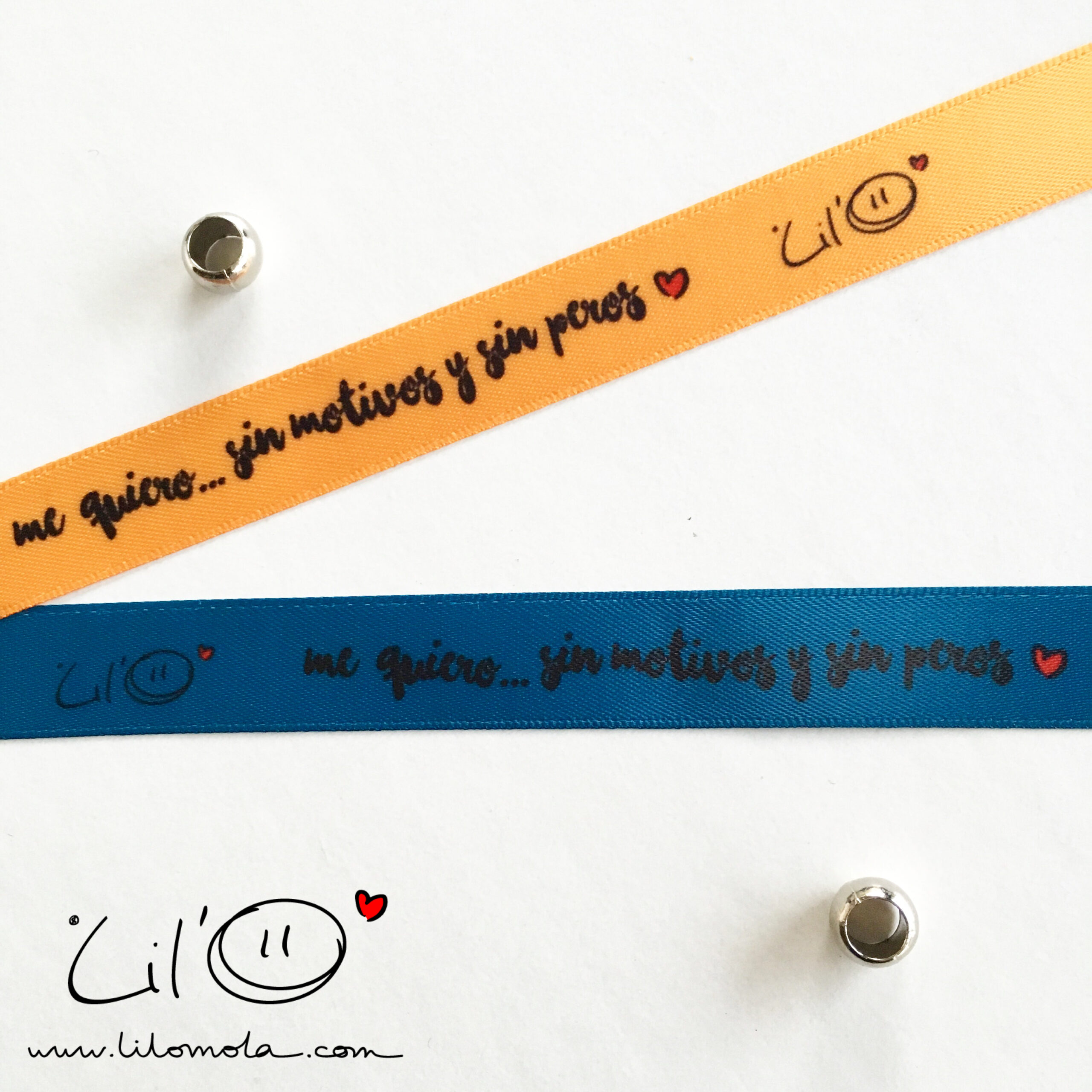 Pulseras Lil'O "Me quiero... Sin motivos y sin peros"
